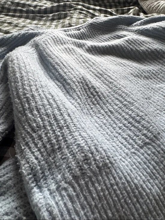 Universal Thread Pale Blue Button-Up Knit Cardigan - Picture 5 of 5